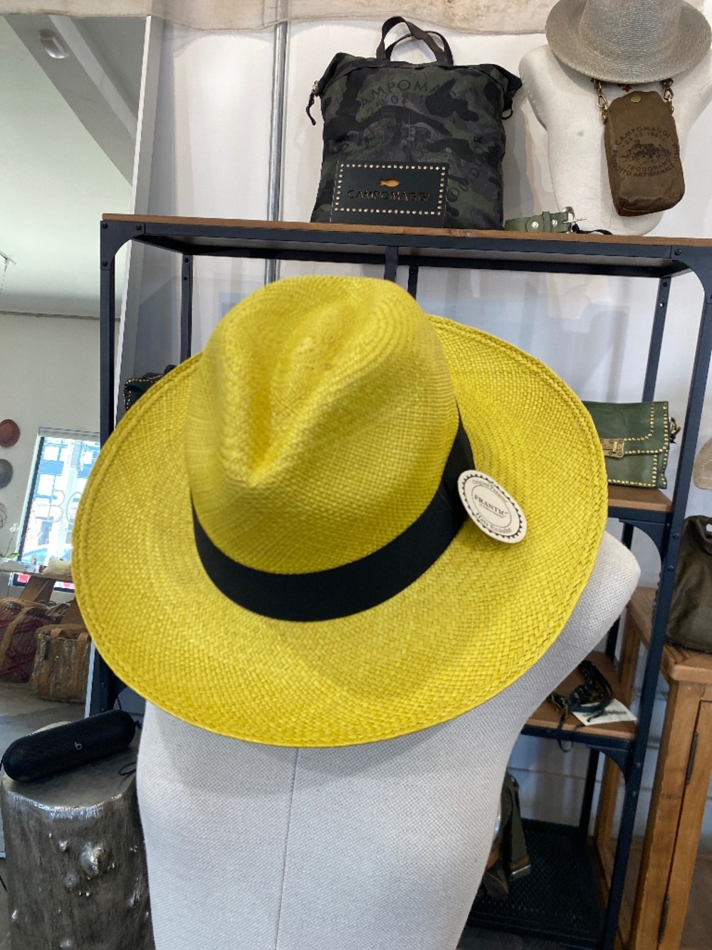 Frantic Panama in Sunflower Yellow